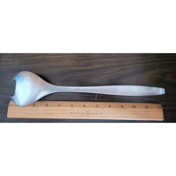 Ikea 12" Stainless Steel Serving Spoon - used - Picture 1 of 4